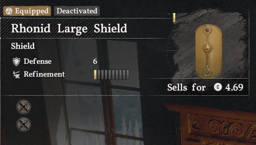 Rhonid Large Shield